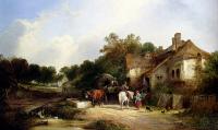 William Shayer, Snr - The Road Side Inn Somerset